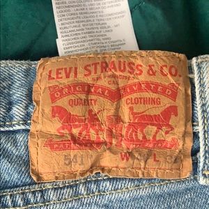 Light blue Levi jeans